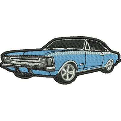 Matriz de matriz Matriz De Bordado Carro Antigo Com Contorno